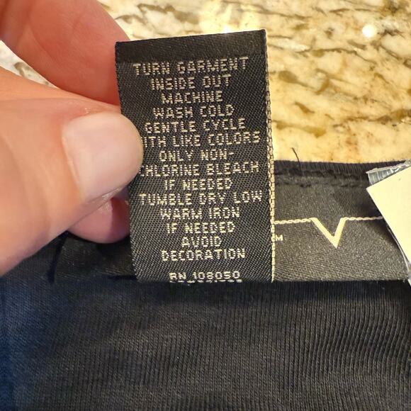 Lane Bryant Venezia Women’s 23/24 Black Jersey 3/4 Sleeve Cotton Sweater NWT - Picture 5 of 8